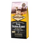 Carnilove Fresh Chicken & Rabbit pour chiens - Muscles, articulations et ligaments (1,5 kg / 12 kg) 