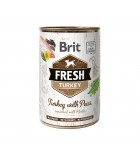 BRIT FRESH - CAN DOG - TURKEY WITH PEAS - 400G