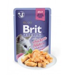 BRIT PREMIUM Cat Delicate - Aliment en gelée pour chats au saumon 85 g DLUO 16/08/2019