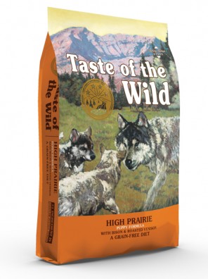 TASTE OF THE WILD High Prairie Puppy 12,2kg + pack découverte OFFERT