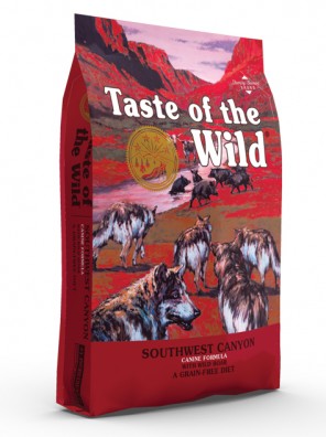 TASTE OF THE WILD Southwest Canyon 12,2kg + pack découverte OFFERT