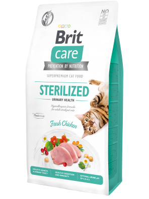 BRIT CARE CAT Fresh Meat - Sterilized Urinary, santé urinaire chat stérilisé