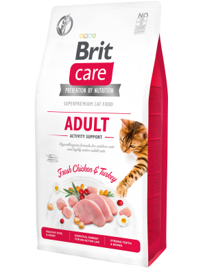 BRIT CARE CAT Fresh Meat - Adult Activity Support, chat adulte actif