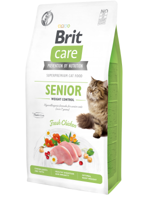 BRIT CARE CAT Fresh Meat - Senior, contrôle du poids chat senior