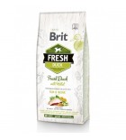 BRIT FRESH Chien adulte actif et sportif, Canard et millet