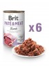 Lot de 6x BRIT PATE & MEAT Agneau (DLUO 07/2020) 6x400g