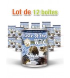 Pâtée pour chiens TASTE OF THE WILD Pacific Stream (lot de 12x390g)