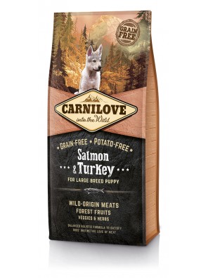 CARNILOVE DOG Salmon & Turkey, Large Breed Puppy