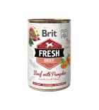 BRIT FRESH - CAN DOG - BEEF WITH PUMPKIN 400G