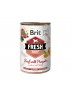 BRIT FRESH - CAN DOG - BEEF WITH PUMPKIN 400G