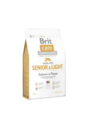 BRIT CARE Grain Free Senior & Light, Salmon & Potato