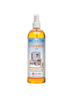 SOS ODEURS Élimin-O-deurs Cage - Nettoyant pour cage (500 ml)