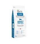 Lot de 2 sacs BRIT CARE Adult Large Lamb & Rice (sac abîmé) 12kg 