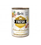 BRIT FRESH - CAN DOG - CHICKEN WITH SWEET POTATO - 400G