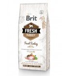 BRIT FRESH Chien adulte en surpoids & senior - Dinde et pois, allégé