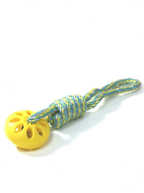 Corde flottante avec balle plastique - Jouet pour chien BeOneBreed