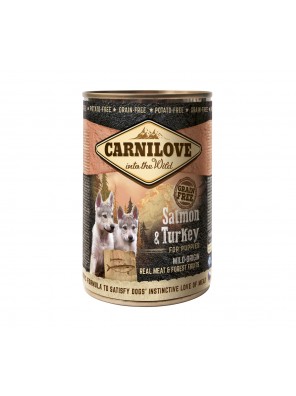 CARNILOVE Pâtée Chien - Saumon & Dinde (400g)