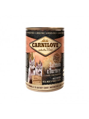 CARNILOVE Pâtée Chiot - Saumon & Dinde (400g)