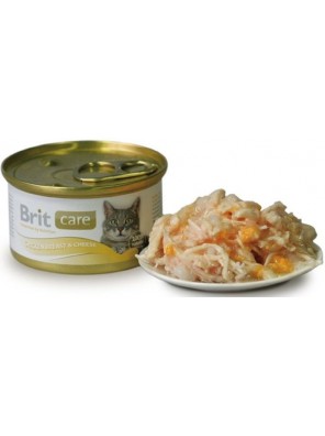 BRIT CARE CAT Pâtée - Blanc de poulet & fromage (80 g)