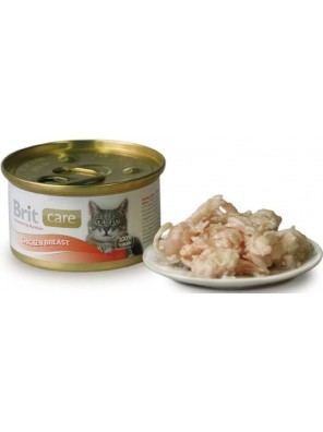 BRIT CARE CAT Pâtée - Blanc de poulet 80 g 