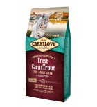 Carnilove Fresh Carpe et truite pour chats stérilisés (0,4 kg / 2 kg / 6 kg) 