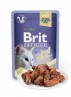 BRIT PREMIUM Cat Delicate - Aliment en gelée pour chats au bœuf 85g